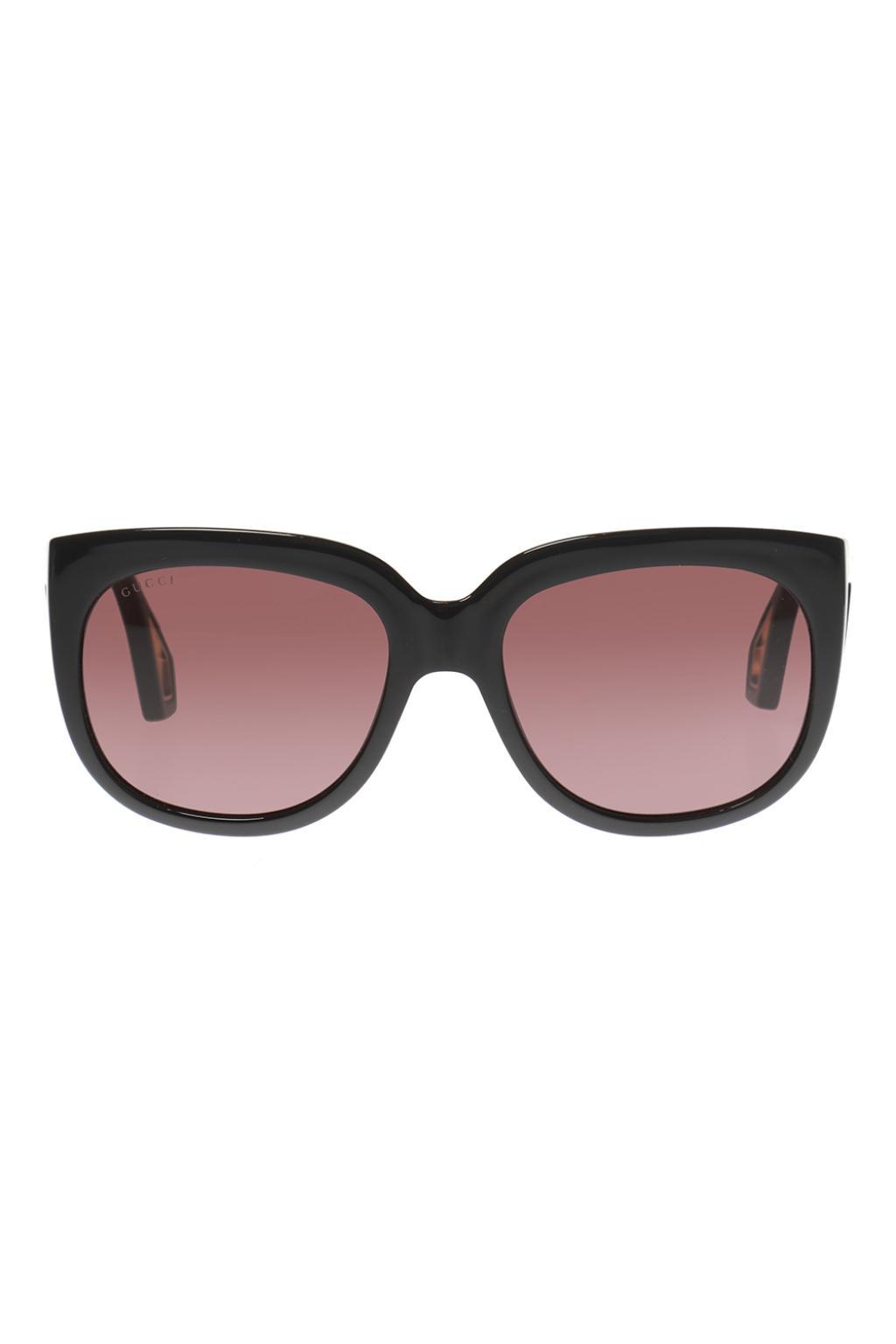 gucci logo sunglasses womens