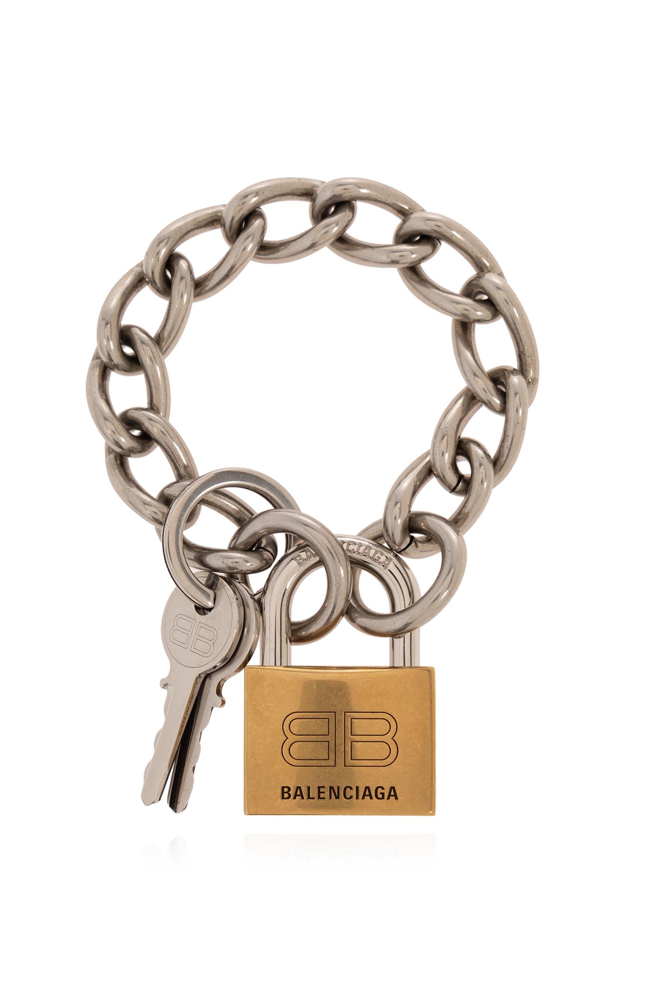 【BALENCIAGA】Everyday brass bracelet Balenciaga Everyday Bracelet - Shiny Gold | Editorialist