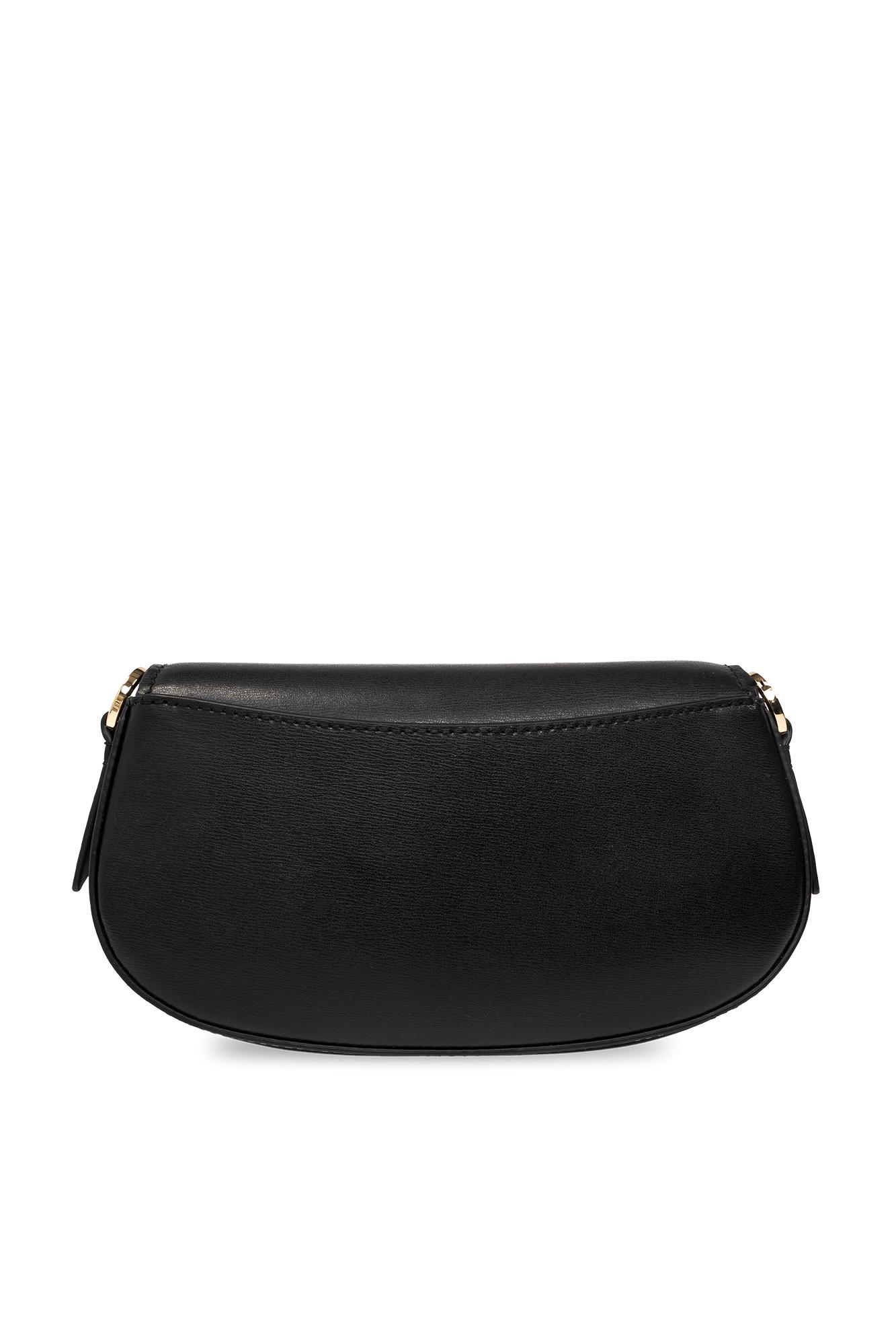 Michael kors black deals saddle bag