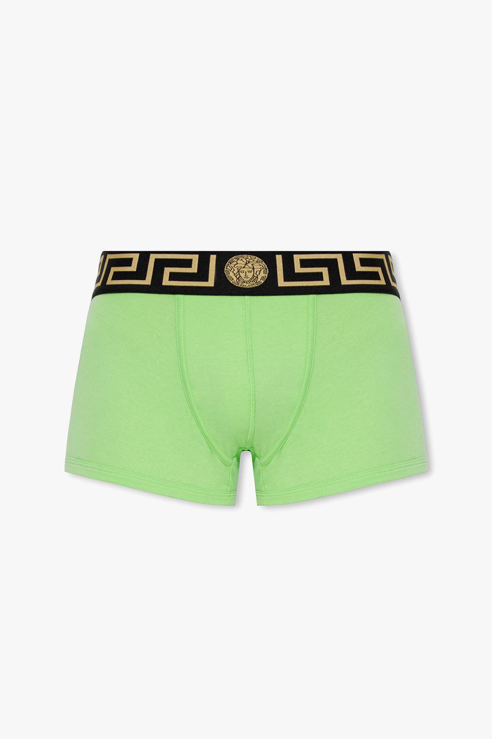 Versace Cotton Boxers in Green for Men | Lyst