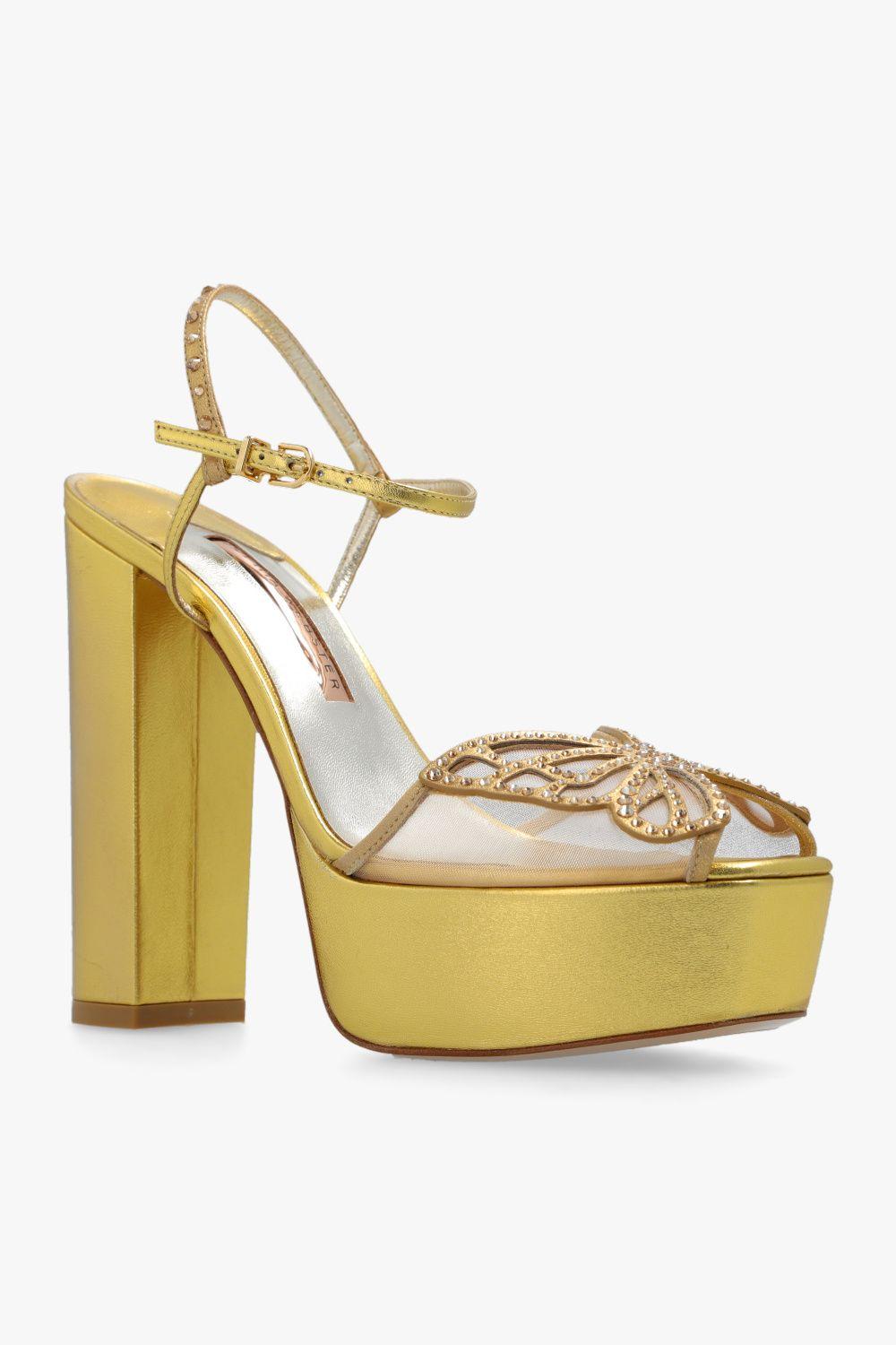 Sophia Webster 'farfalla' Platform Sandals in Metallic | Lyst