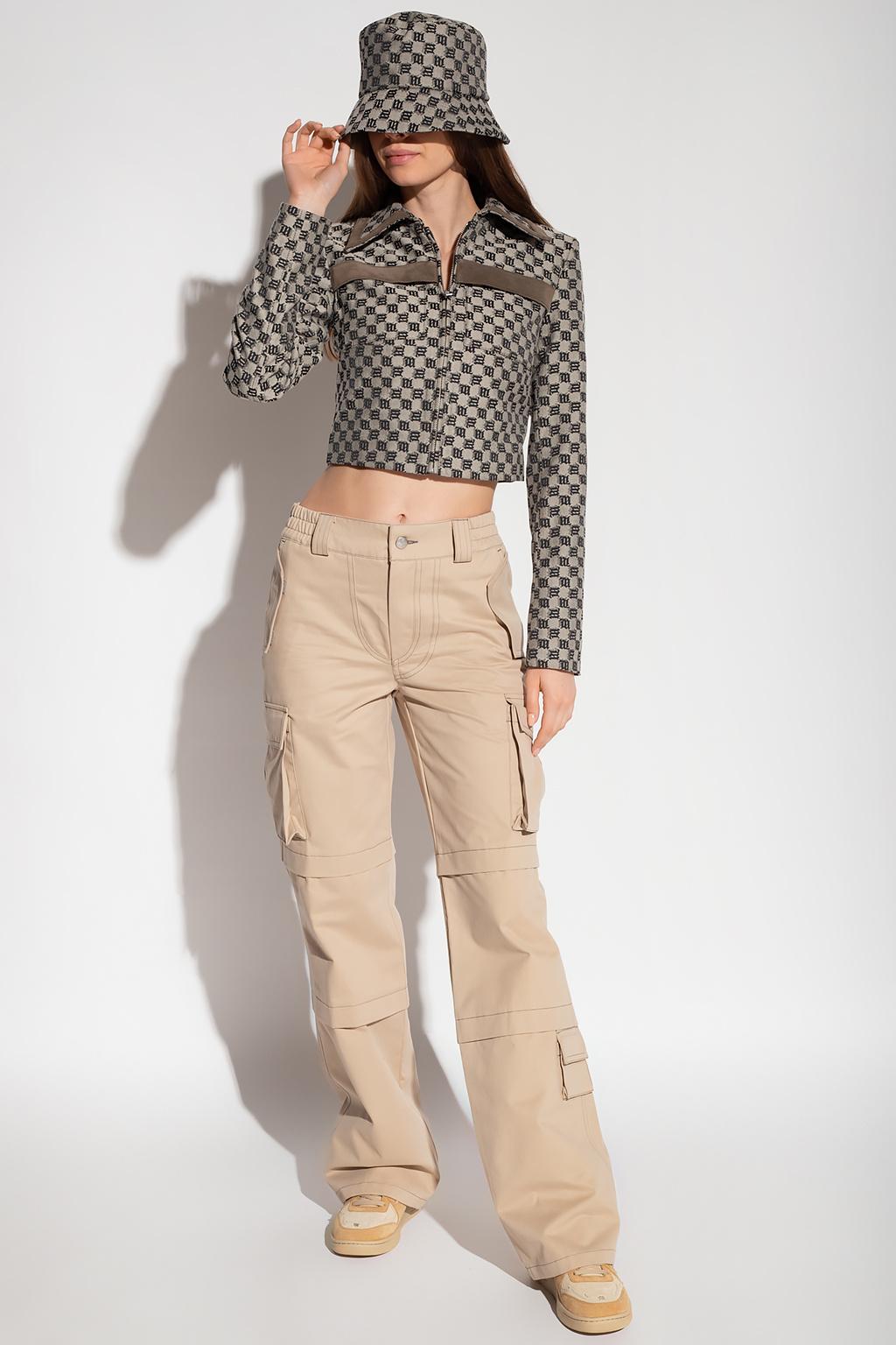 MISBHV Cotton Cargo Trousers in Beige 