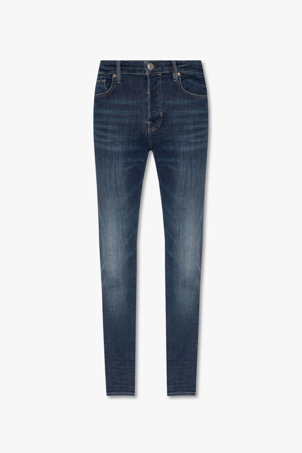 AllSaints 'cigarette' Skinny Jeans in Blue | Lyst