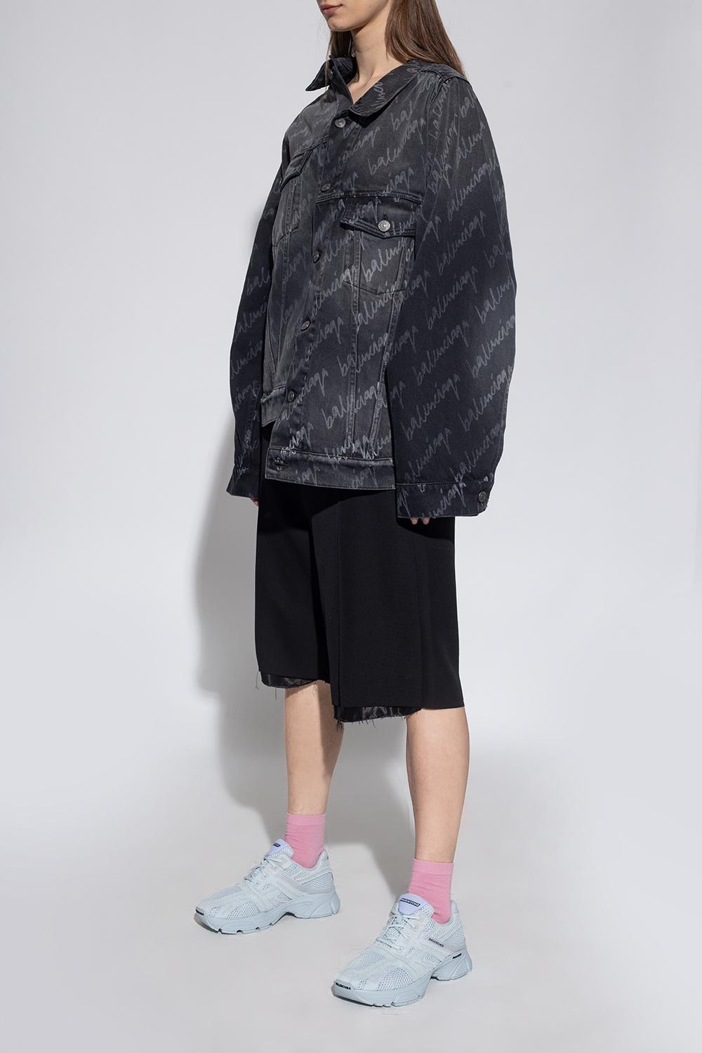 BALENCIAGA ホタン付きツイトスカト 704563T1651 1000 BALENCIAGA ホタン付きツイトスカト 704563T1651 1000