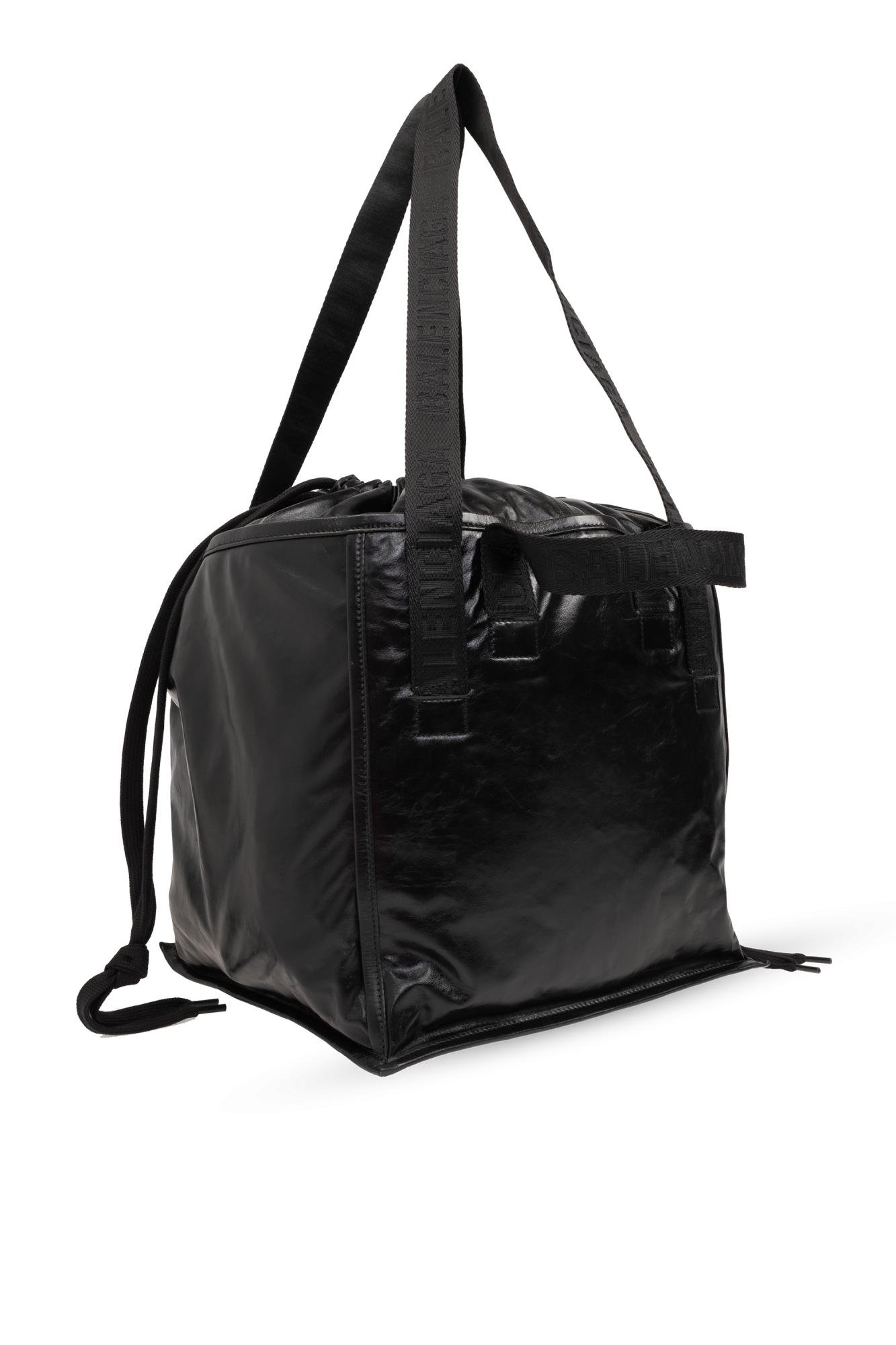 Balenciaga Cargo Medium Shopper Bag in Black for Men Lyst