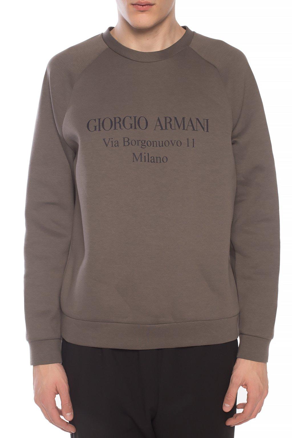giorgio armani sweatshirt