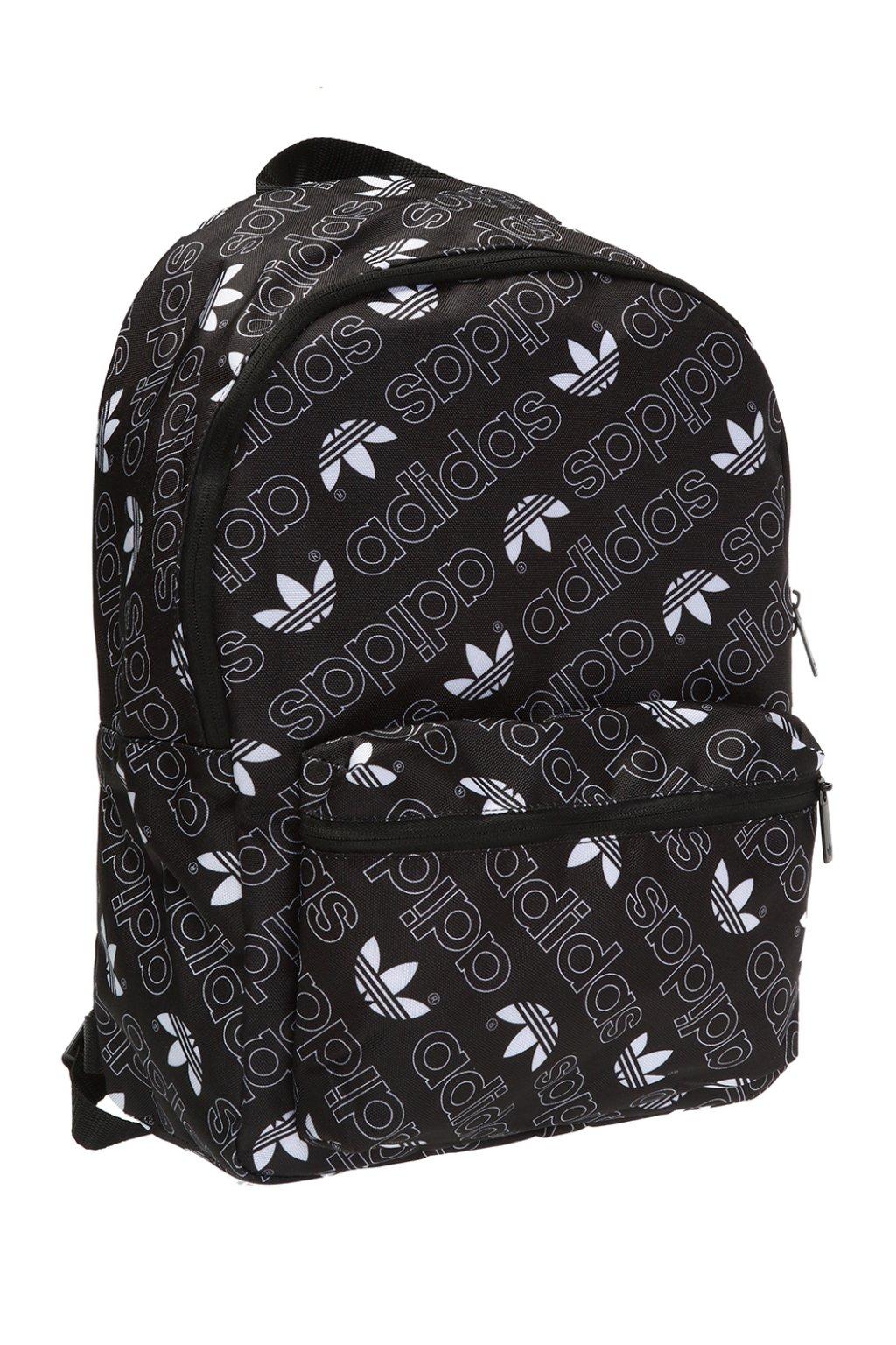 adidas Originals All Over Print Logo Backpack in Black for Men | Lyst