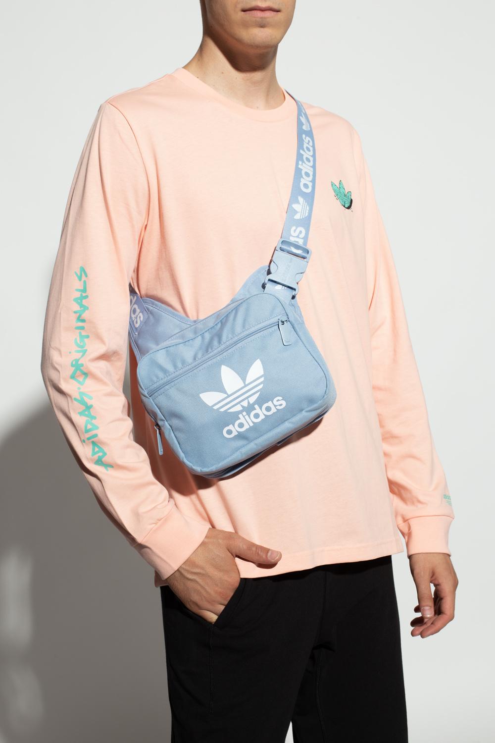 light blue adidas bag