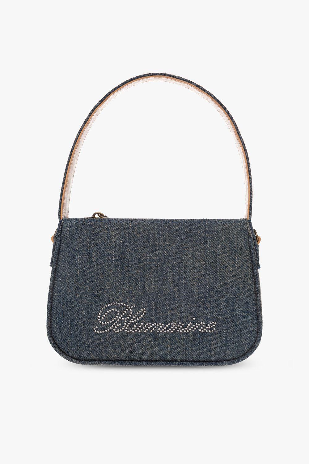 Blumarine Denim Shoulder Bag in Blue | Lyst