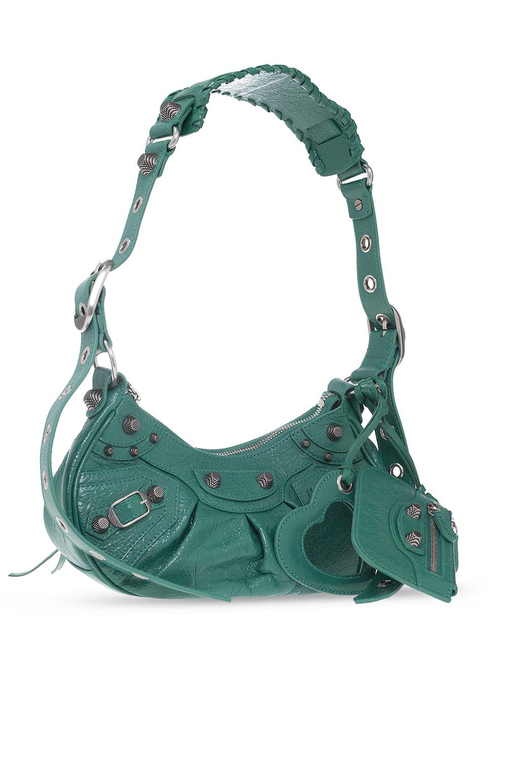 hvordan man bruger overførsel Efterligning Balenciaga 'le Cagole Xs' Shoulder Bag in Green | Lyst