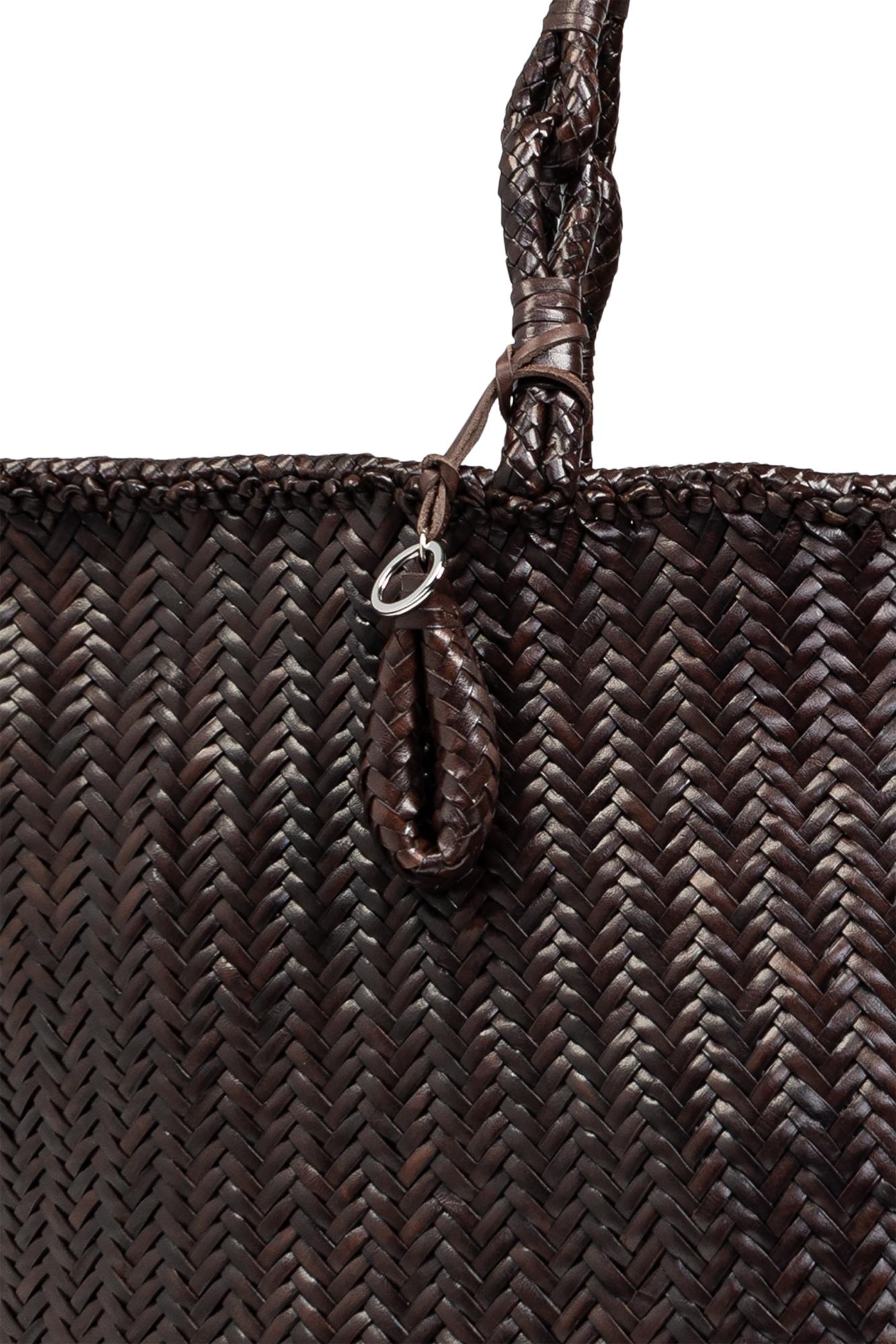 Lemaire 'Chevron Xl' Shopper Bag in Black | Lyst