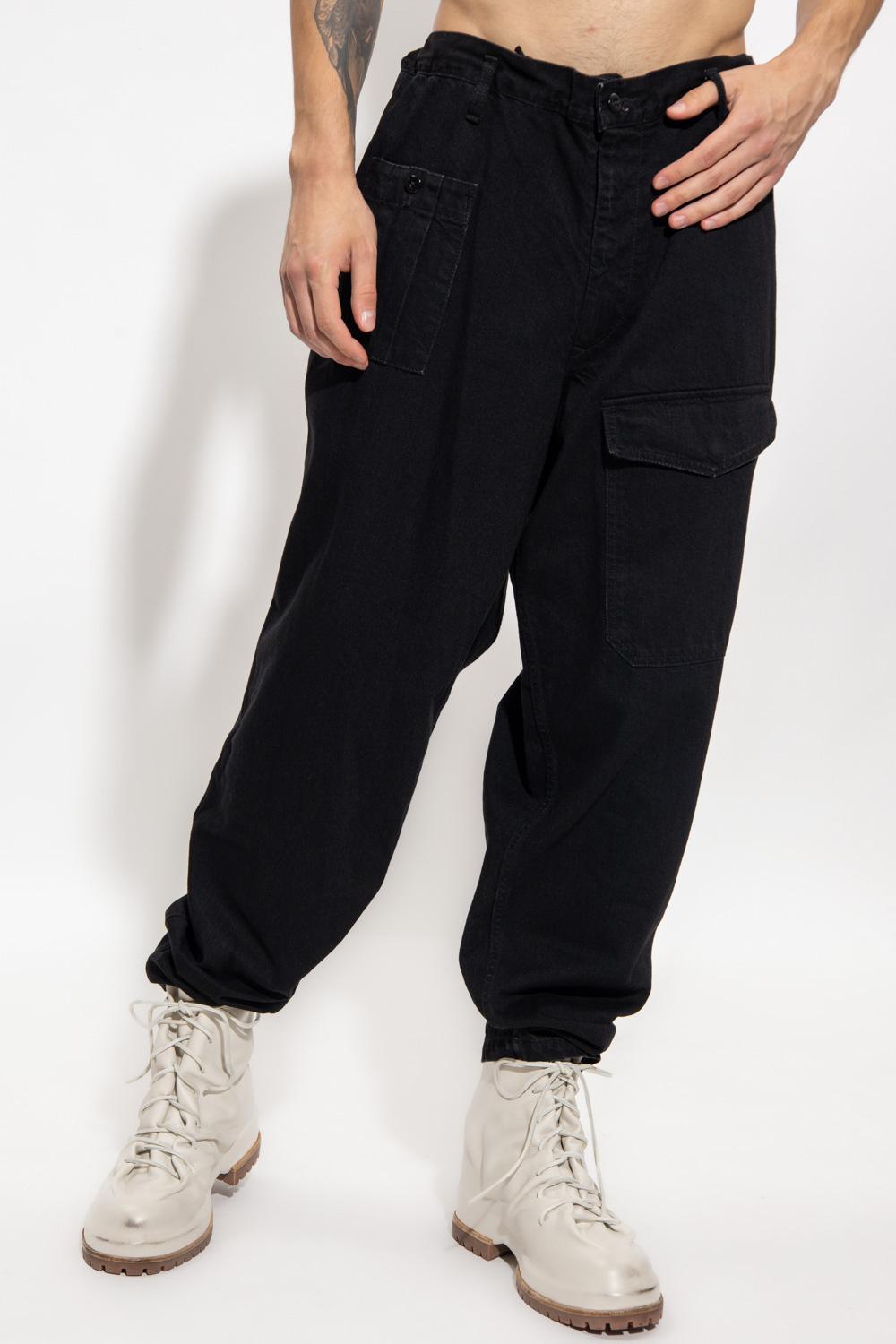 Yohji Yamamoto Jeans With Multiple Pockets in Black for Men | Lyst