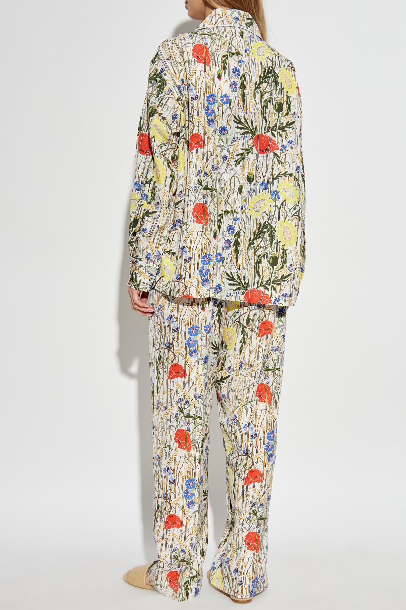 ルームウェア・パジャマ Bottega Veneta pyjamas Bottega Veneta® Women's Flower Viscose And Silk Pyjama Set