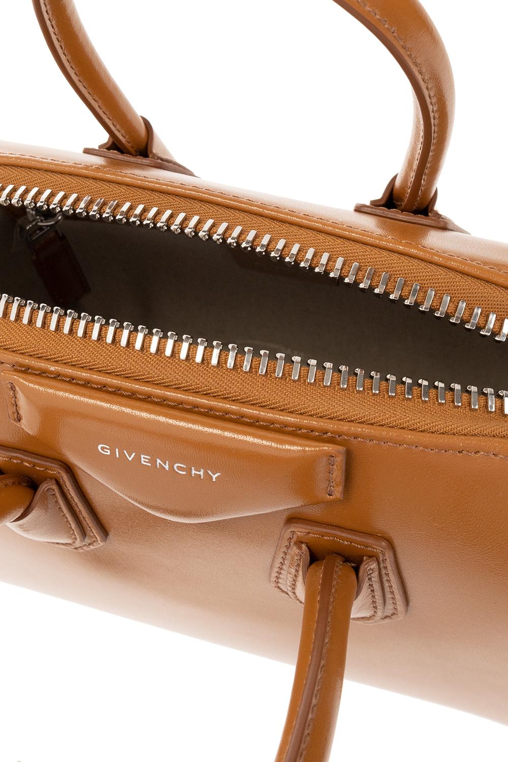 Givenchy 'antigona Mini' Shoulder Bag in Brown