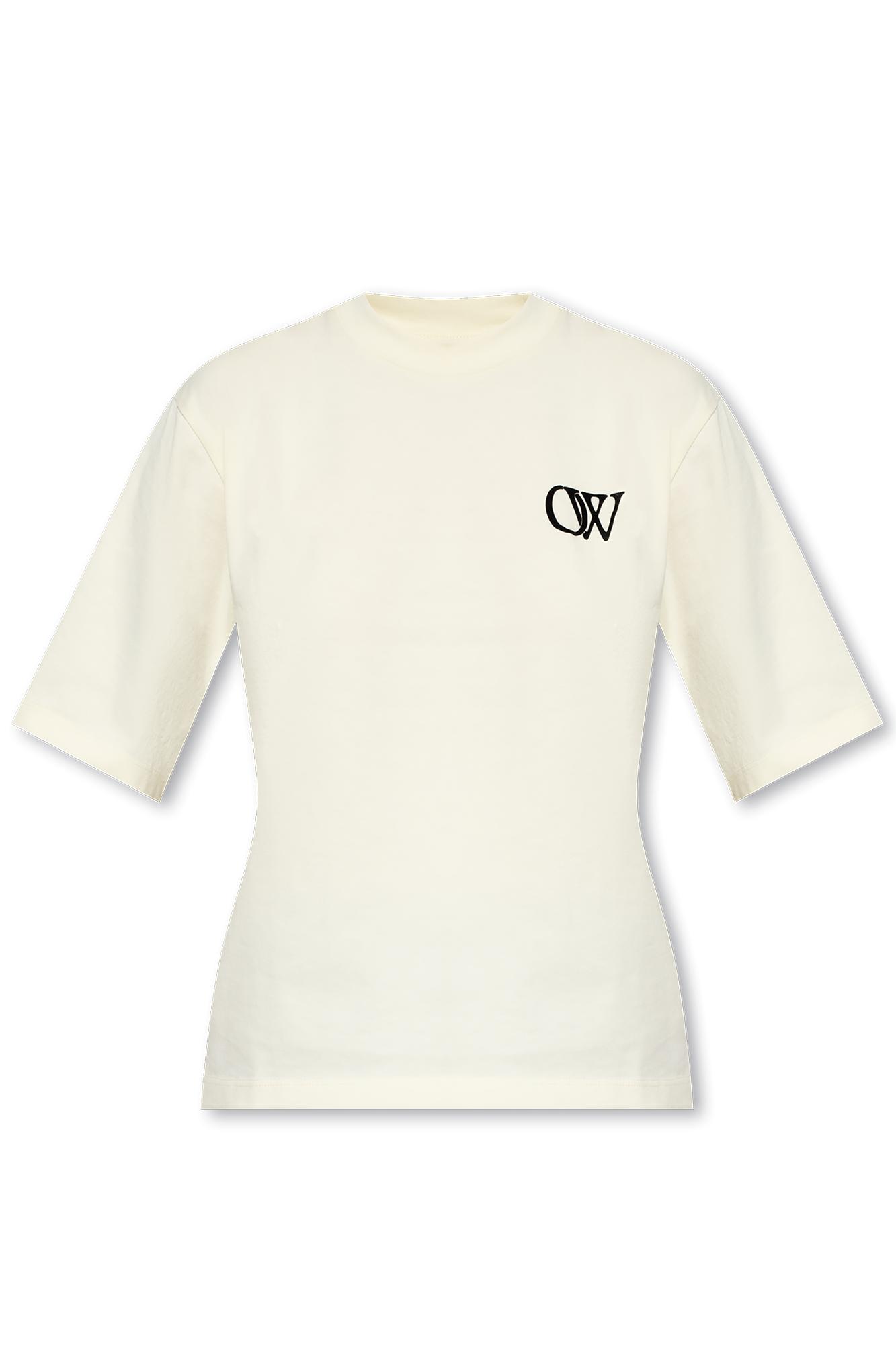 Off-White c/o Virgil Abloh T-shirt With Logo in White