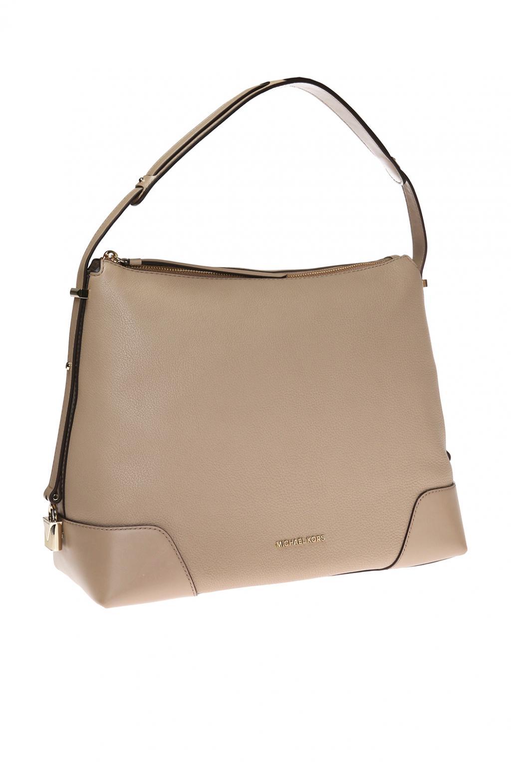 michael kors crosby signature shoulder bag