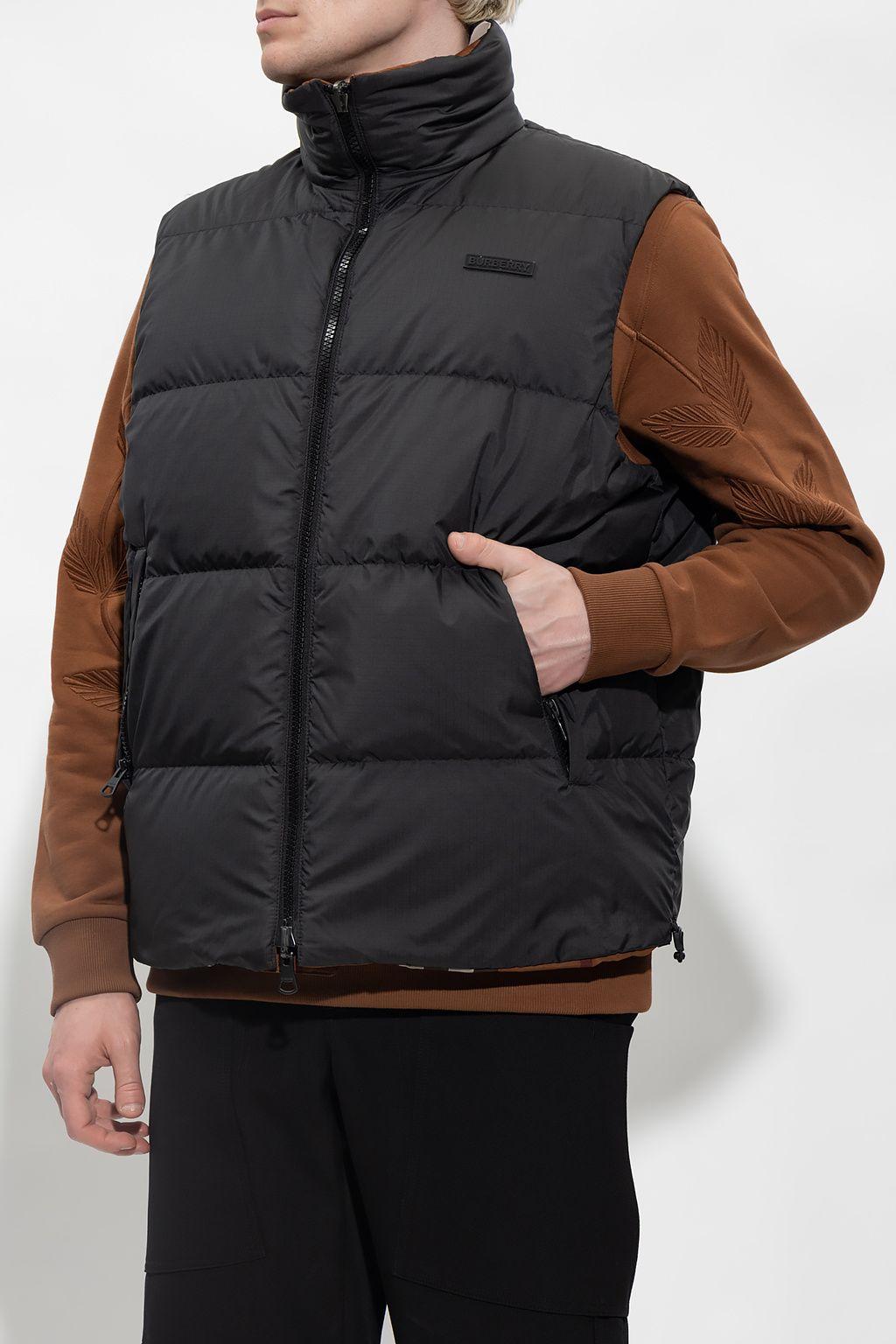Burberry 'dowling' Reversible Vest in Brown for Men | Lyst