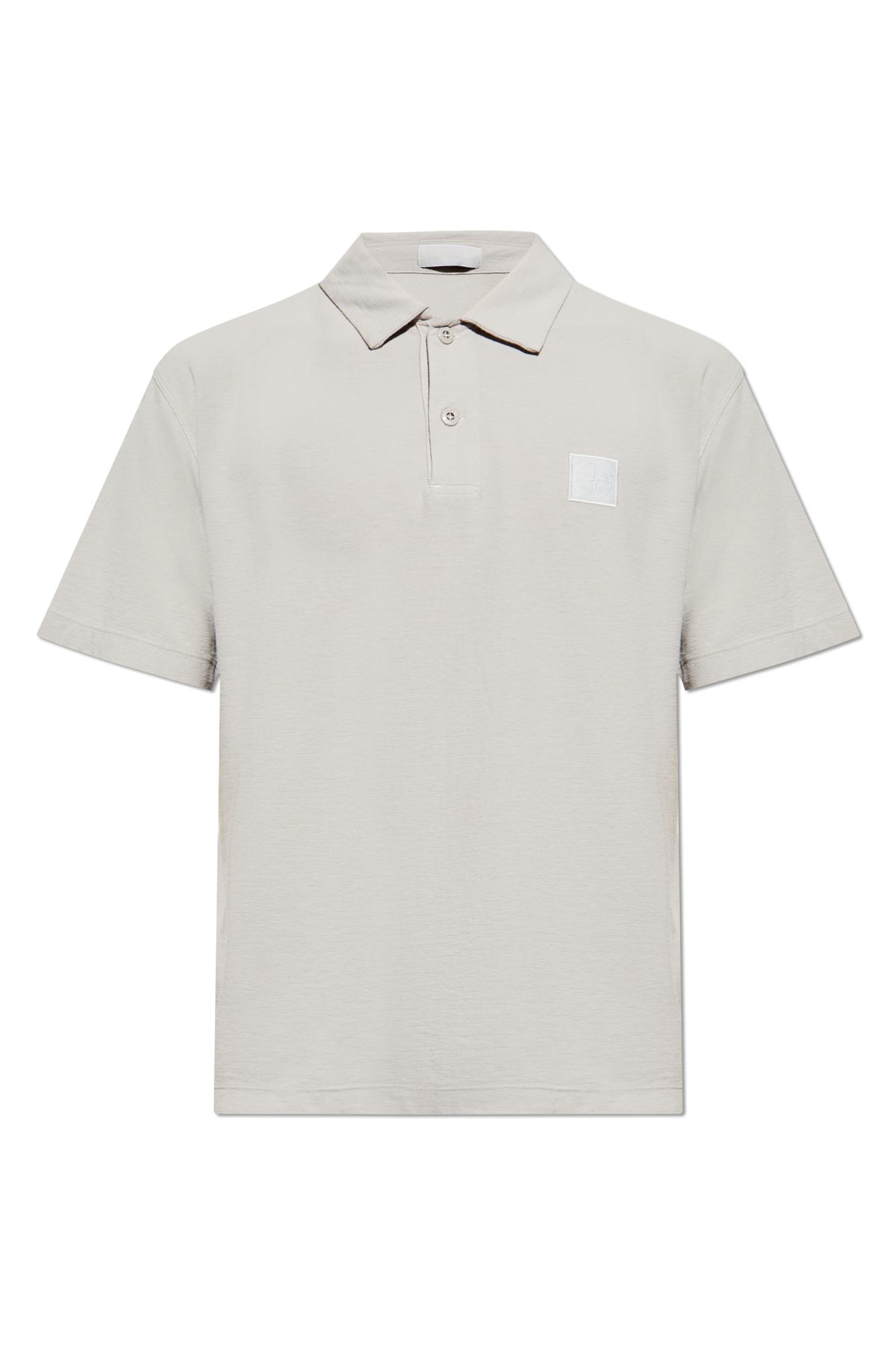 STONE 【送料込】 LOGO PATCH POLO T-SHIRT stone-island-patch-logo-polo-