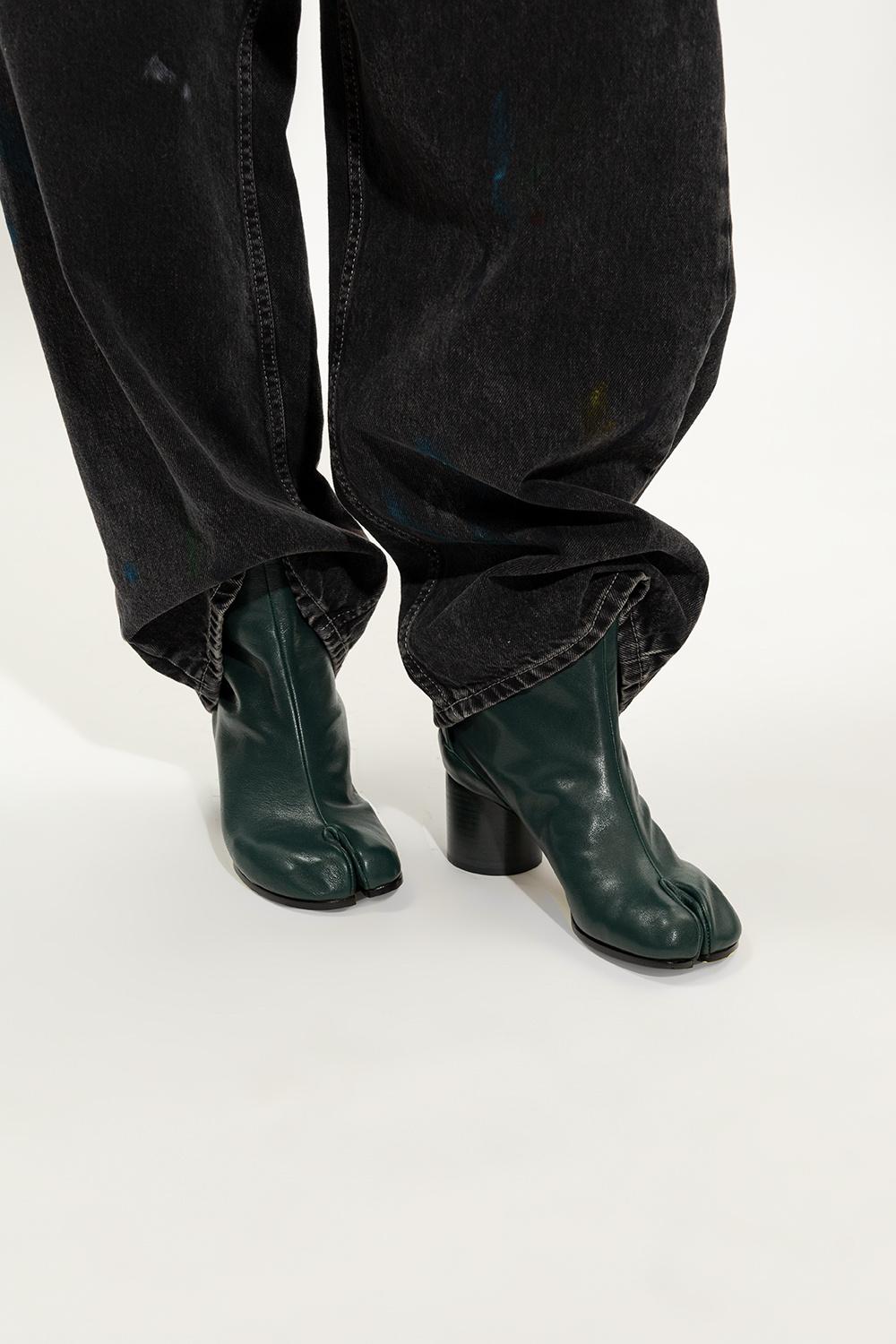 Maison Margiela Leather Heeled Tabi 