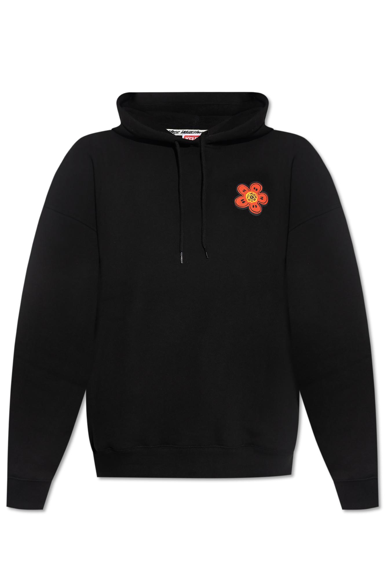 パーカー・フーディ Kenzo Oversized Black Cotton Hoodie Kenzo Paris Oversized Cotton Hoodie In Black - 25% Off