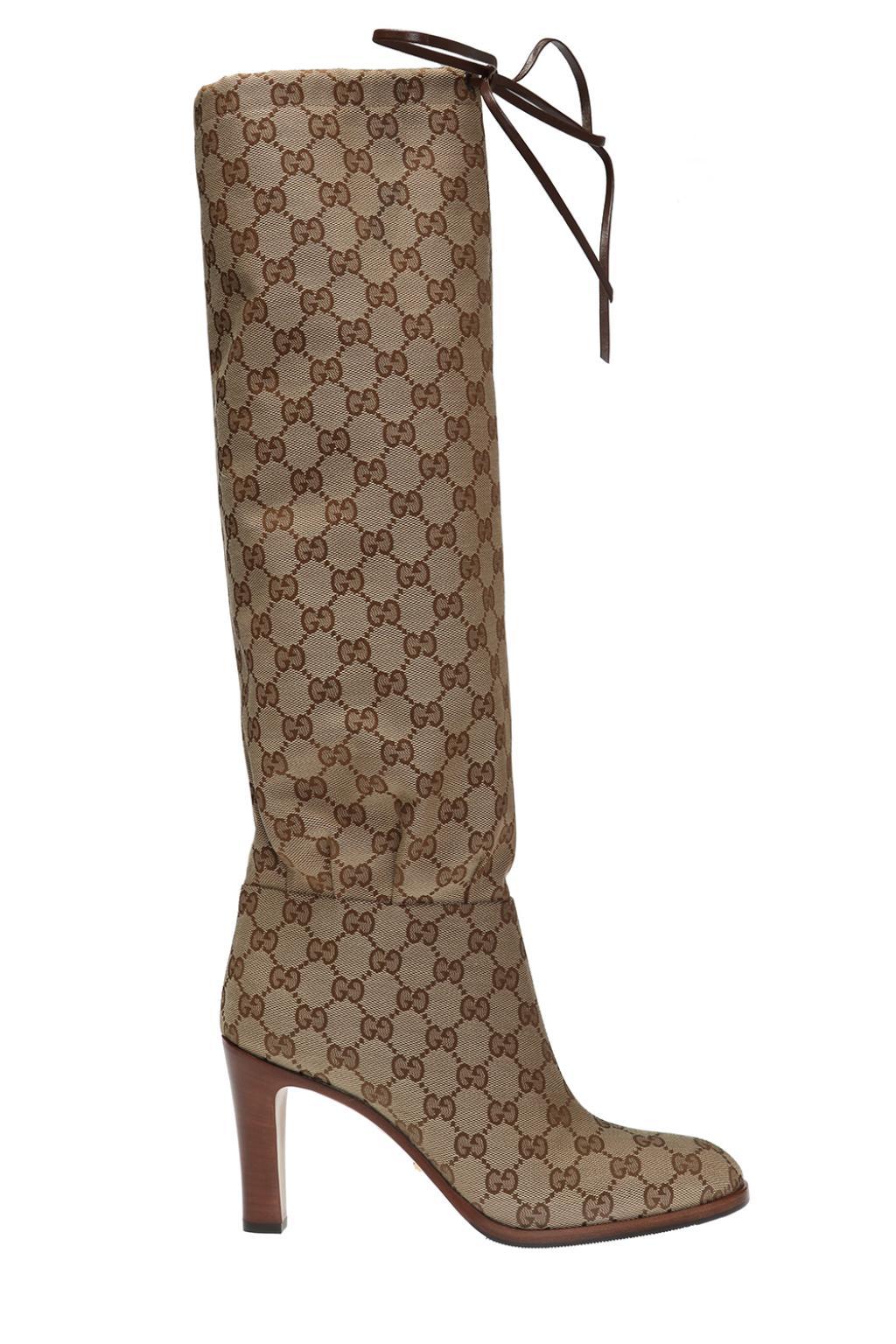 Gucci Original GG Over-the-knee Boots | Lyst