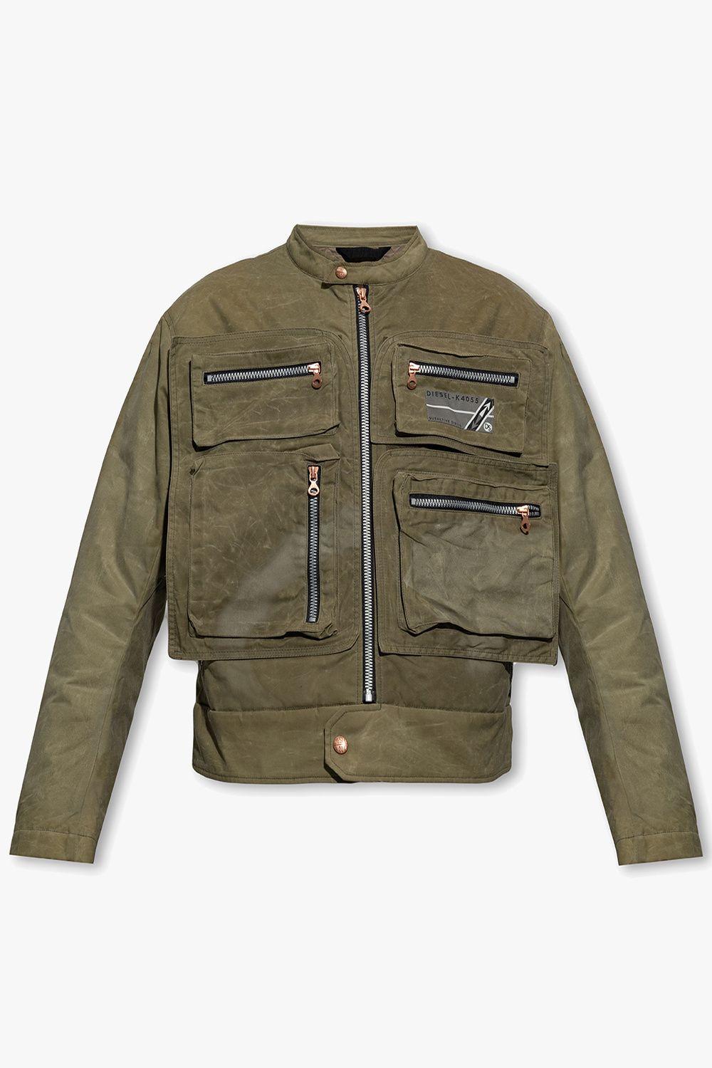 DIESEL 'jeleven' Jacket in Green for Men Lyst