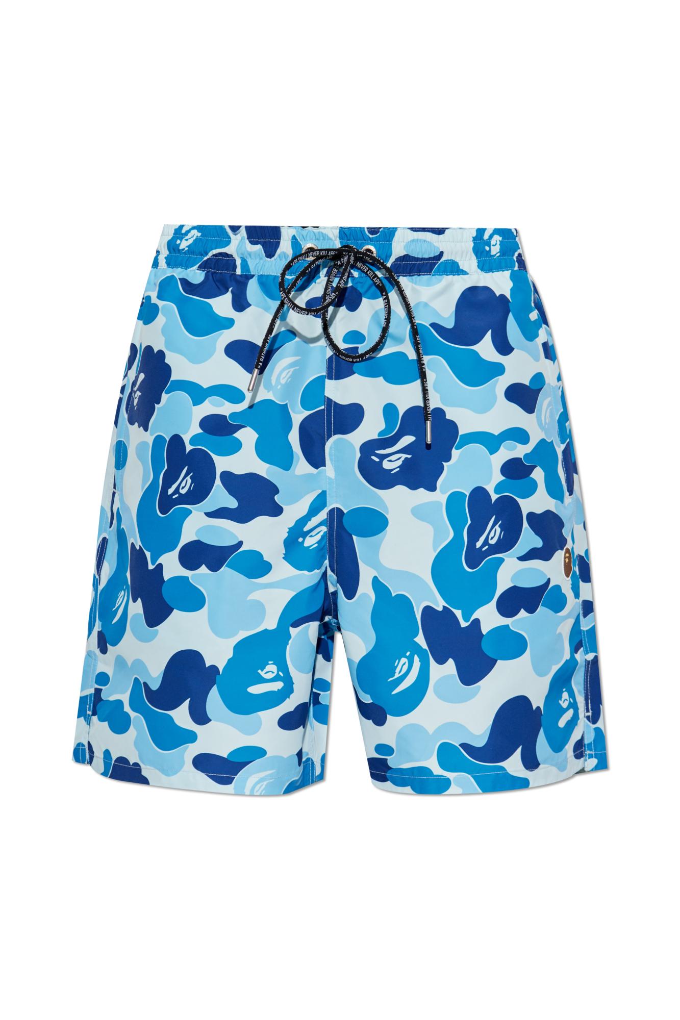 A BATHING APE shorts camo blue 最終値下げ A BATHING APE® ABC Camo Beach Shorts | Bape official website