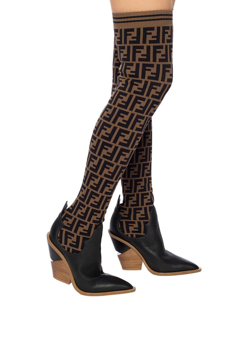 fendi thigh boots
