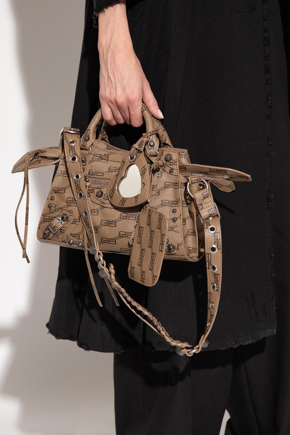 Balenciaga 'neo Cagole Xs' Shoulder Bag in Brown | Lyst