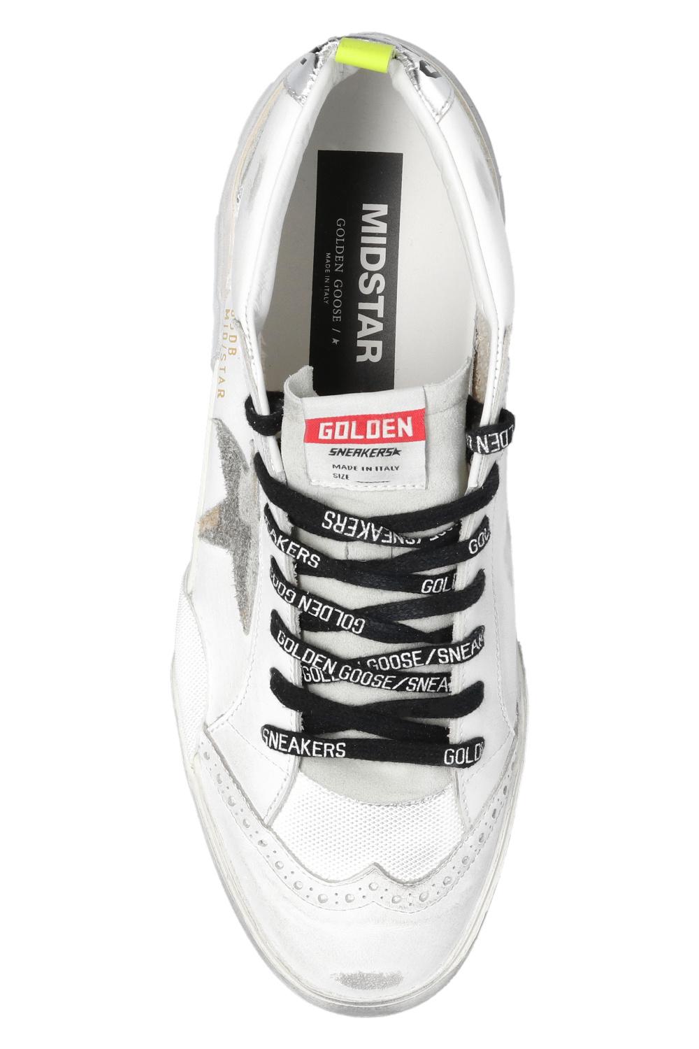 Golden Goose 'mid Star Classic' High-top Sneakers in White