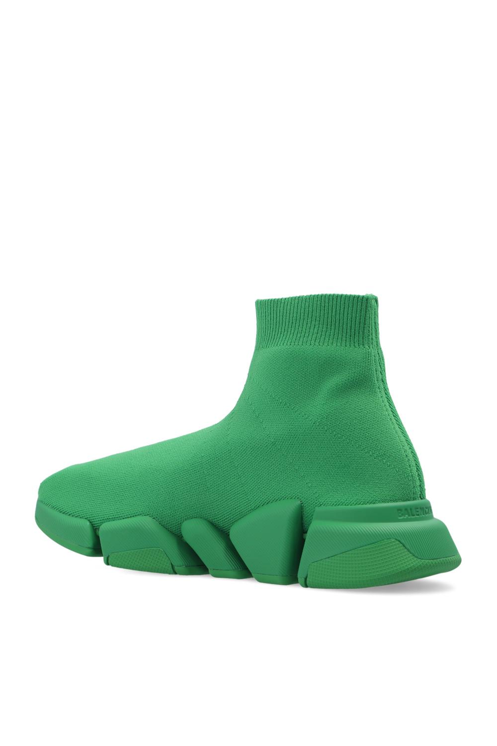 Balenciaga 'speed 2.0 Lt' Socks Sneakers in Green | Lyst