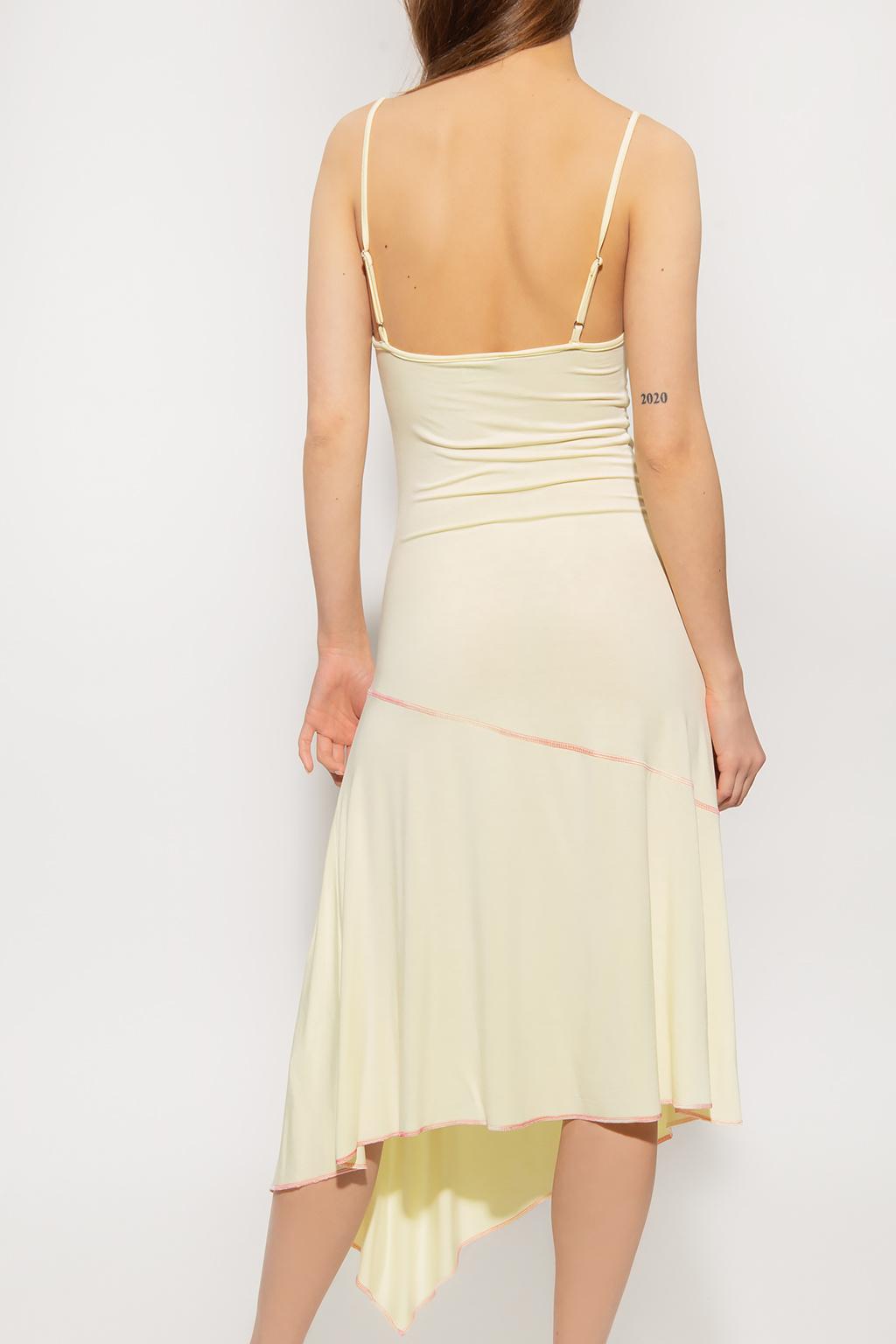 DIESEL 'd-menty' Asymmetric Dress in Yellow | Lyst