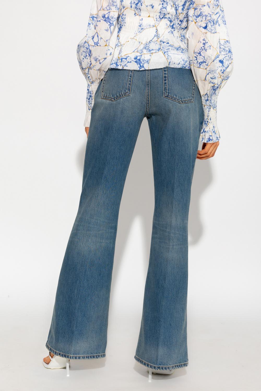 Victoria Beckham Denim Jeans With Logo 