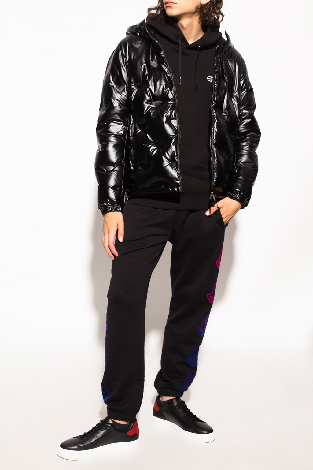 armani logo hoodie