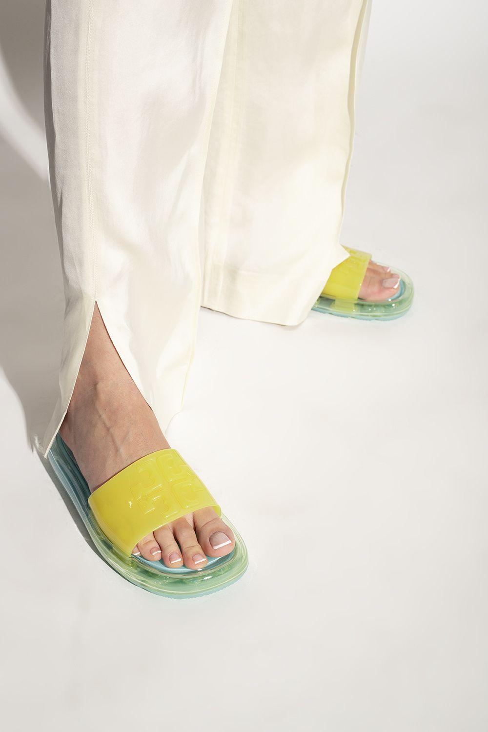 Tory Burch 'bubble Jelly' Slides in Green | Lyst
