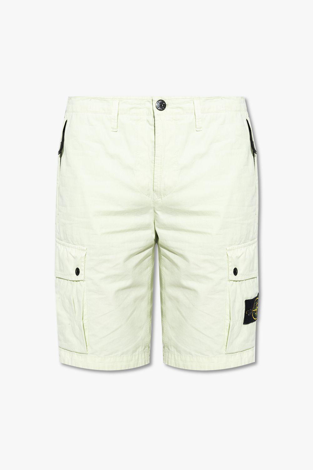 Stone Island Cargo Shorts in White for Men Lyst