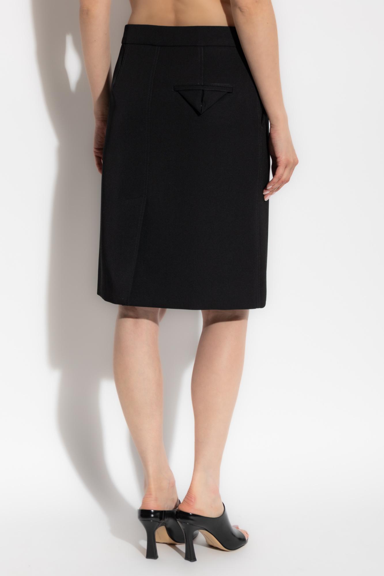 ワンピース BOTTEGA VENETA Women Mid Skirts 773543V3O30 1000 black 30011643-1_2.jpg