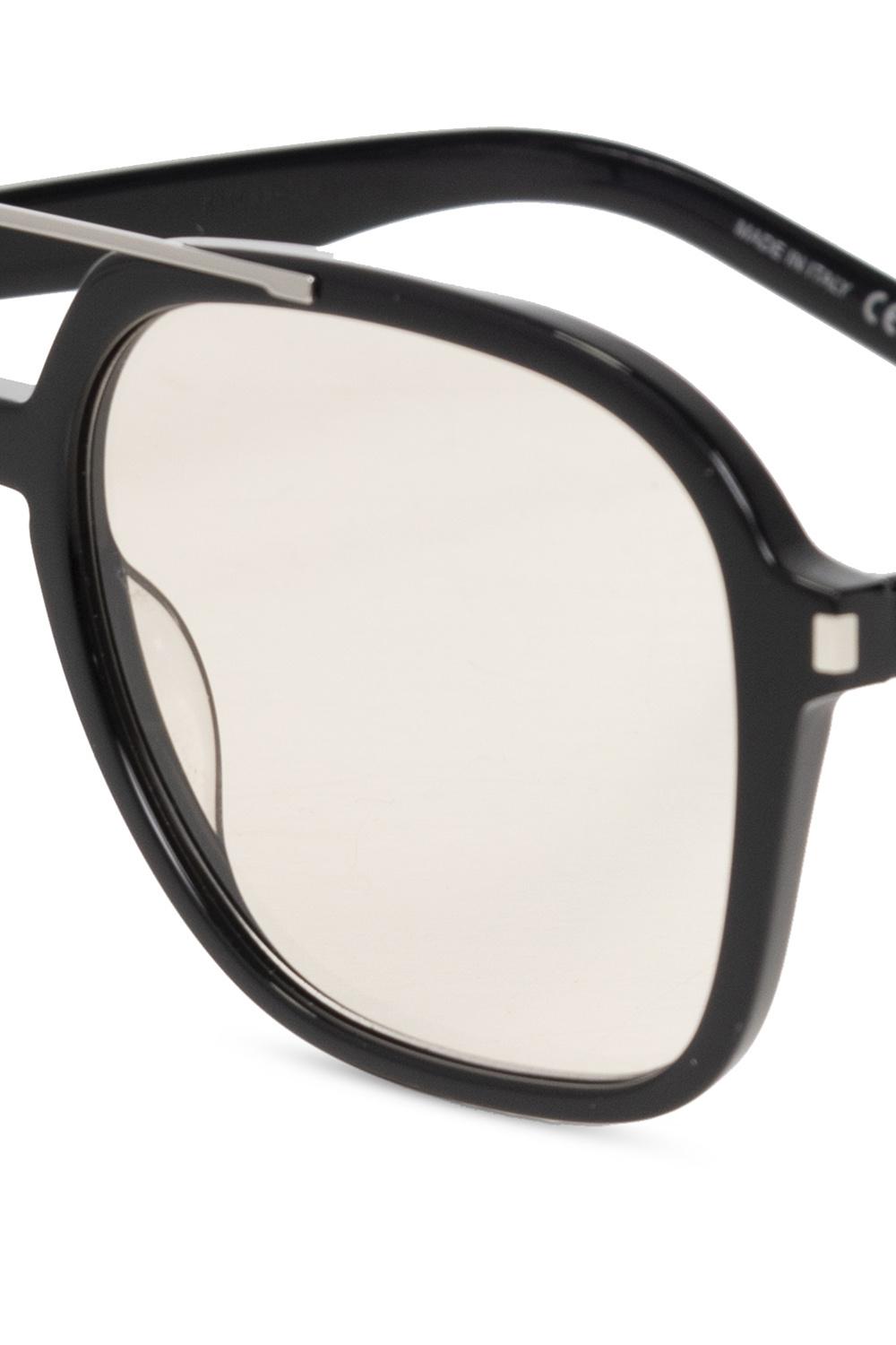 Saint Laurent 'Sl 545' Sunglasses in Black | Lyst