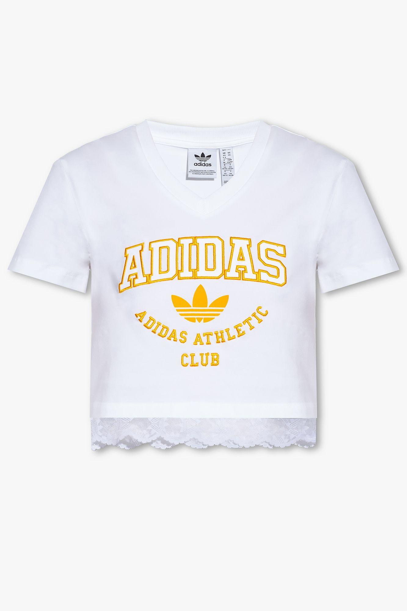 Red Logo-printed T-shirt ADIDAS Originals - Vitkac France