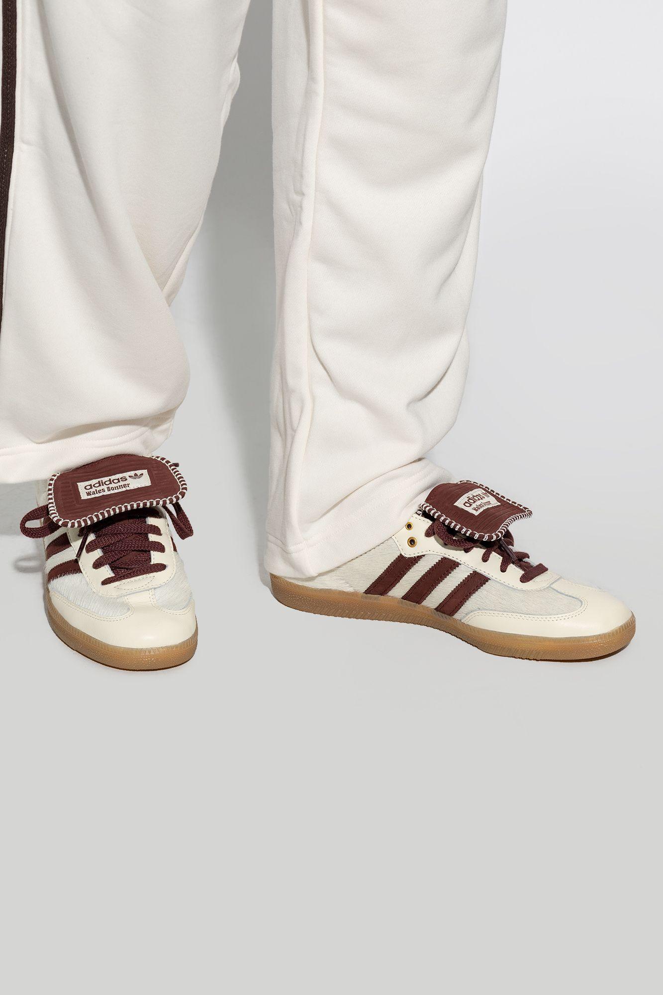 adidas gazelle silver green womens Wales Bonner Pony Hair Leopard Samba – La Garçonne main image 1