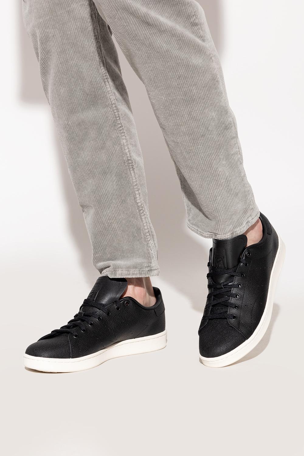 adidas Originals Leather 'stan Smith H' Sneakers in Black for Men | Lyst