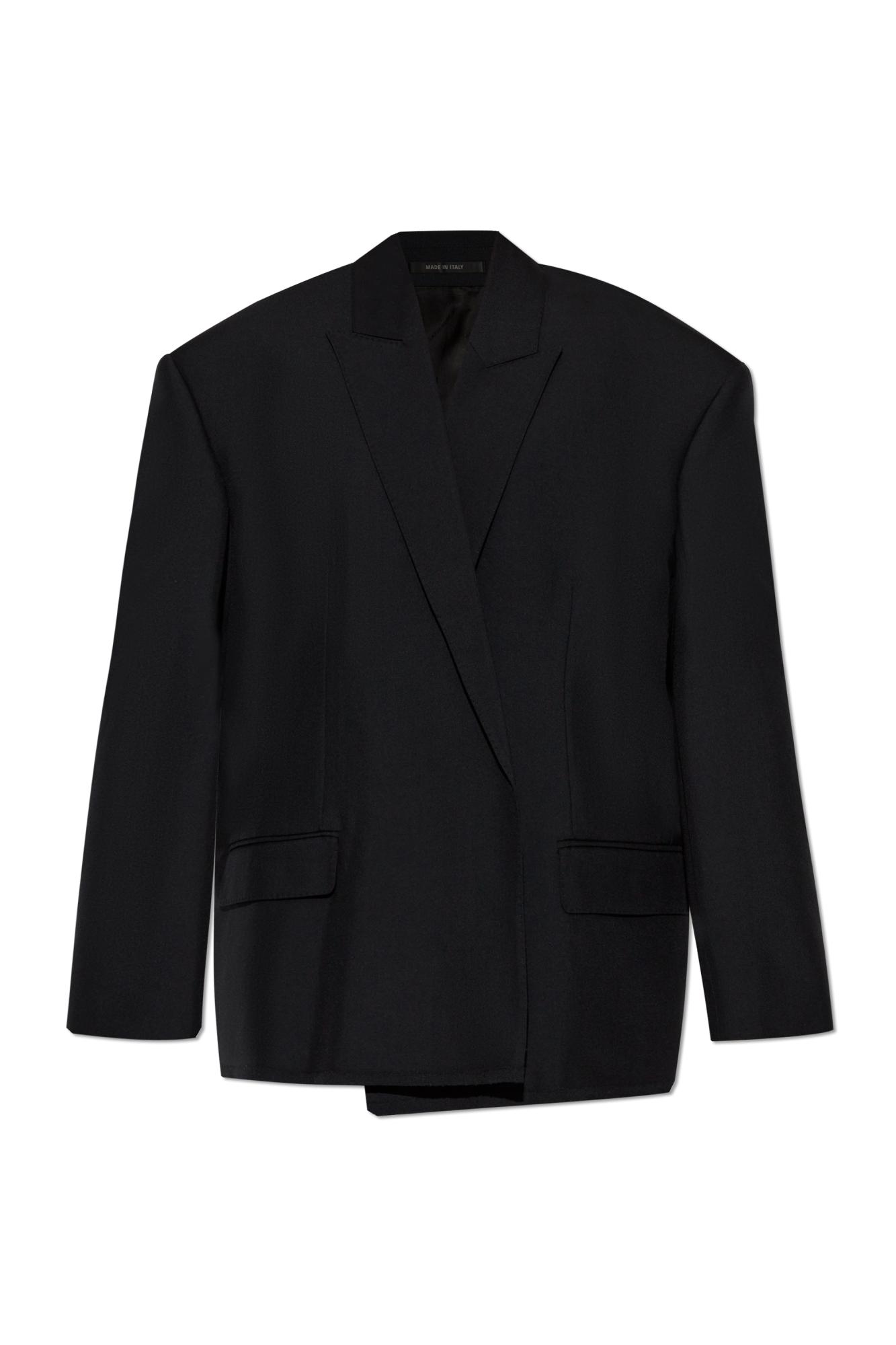 Balenciaga Blazer With Wool Finish in Black | Lyst