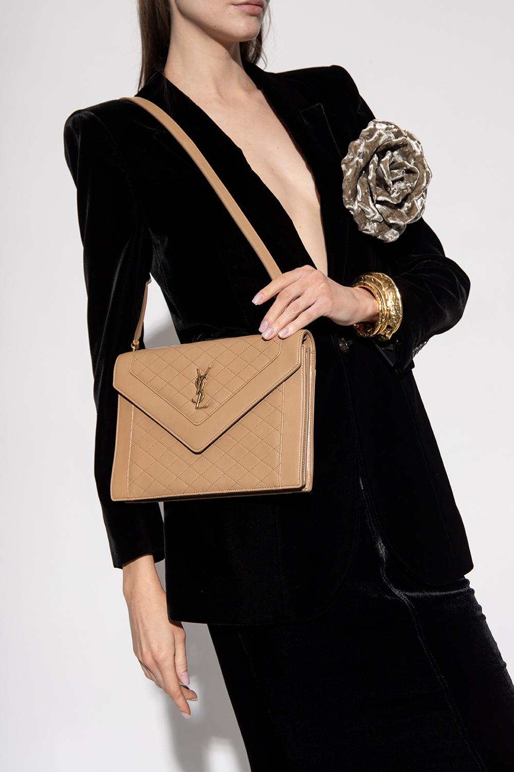 Saint Laurent 'gaby' Shoulder Bag in Black Lyst