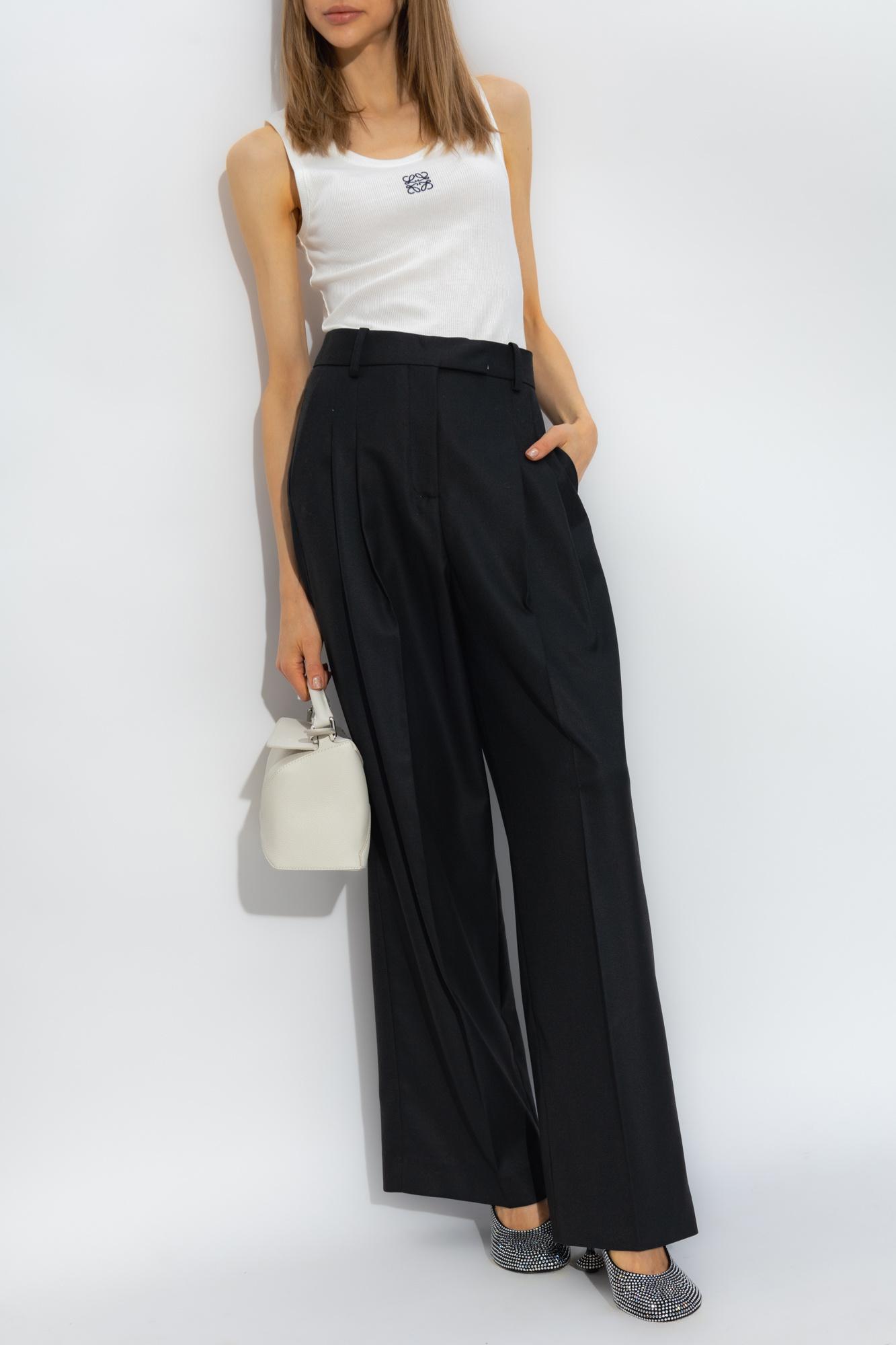 Loewe Top With Logo in White | Lyst Loewe Top With Logo in White | Lyst