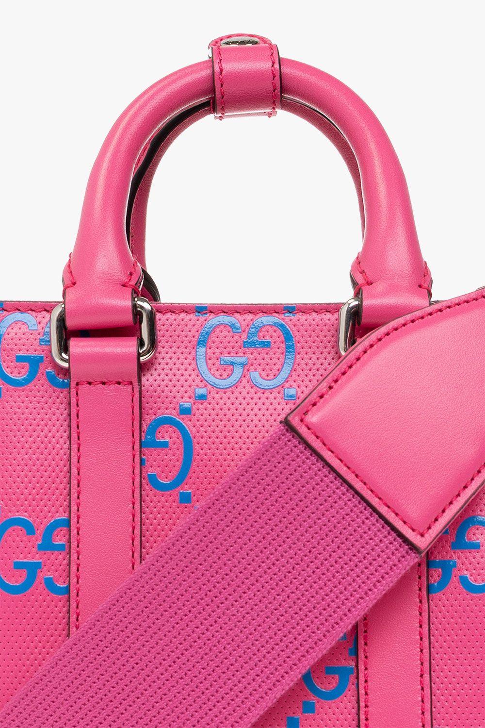 Gucci Shoulder Bag With Monogram in Pink