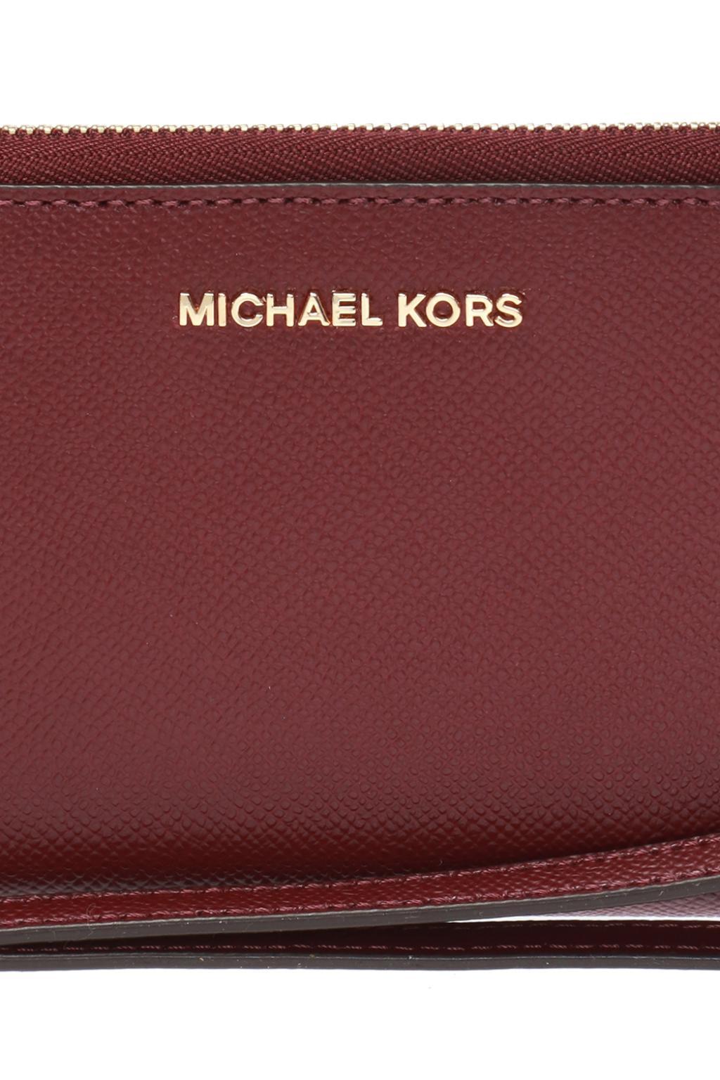 Michael Kors, Bags, Michael Kors Red Wallet With Wrist Strap
