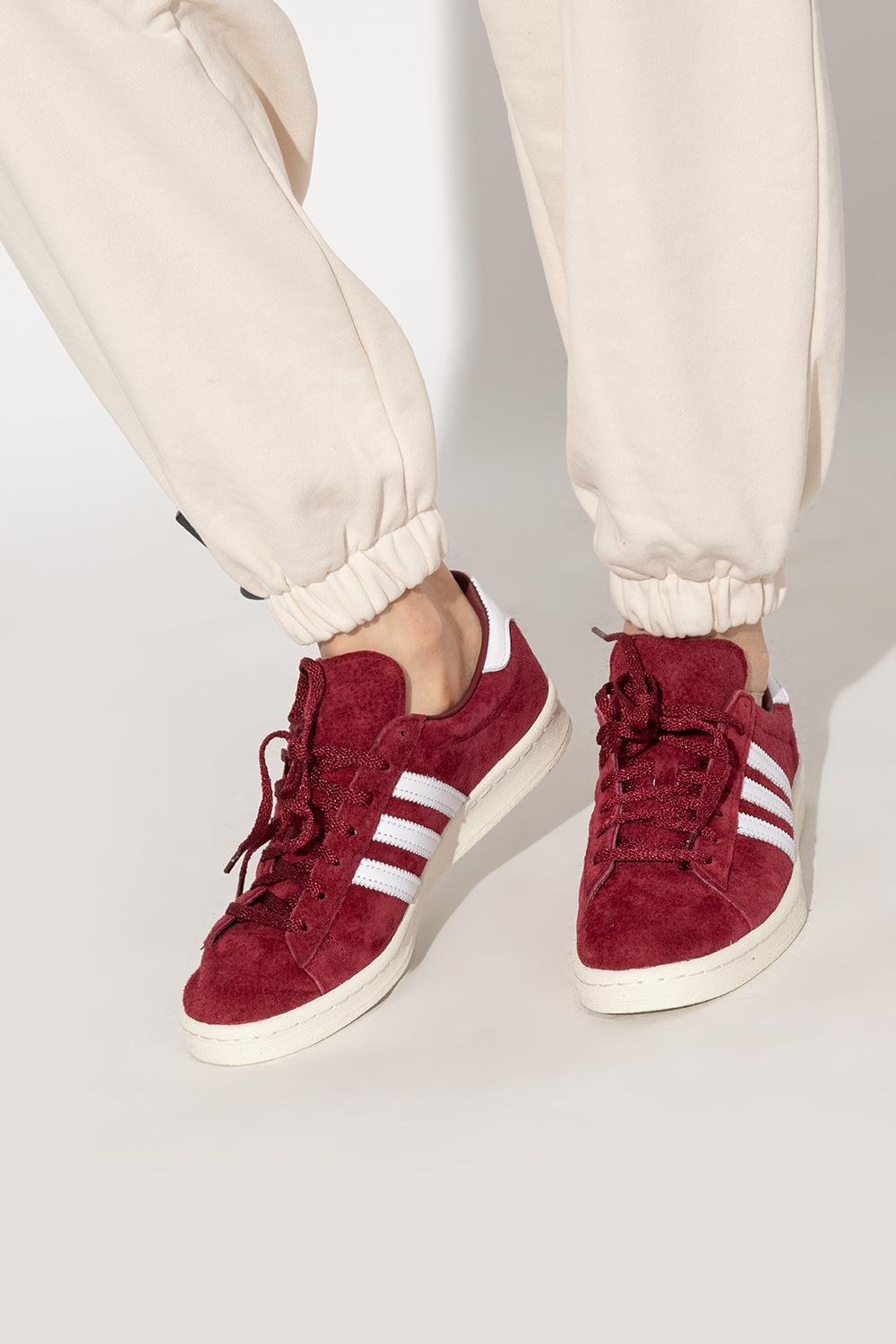 Dispensing Round down Republic adidas Originals Leather 'campus 80' Sneakers in Red | Lyst