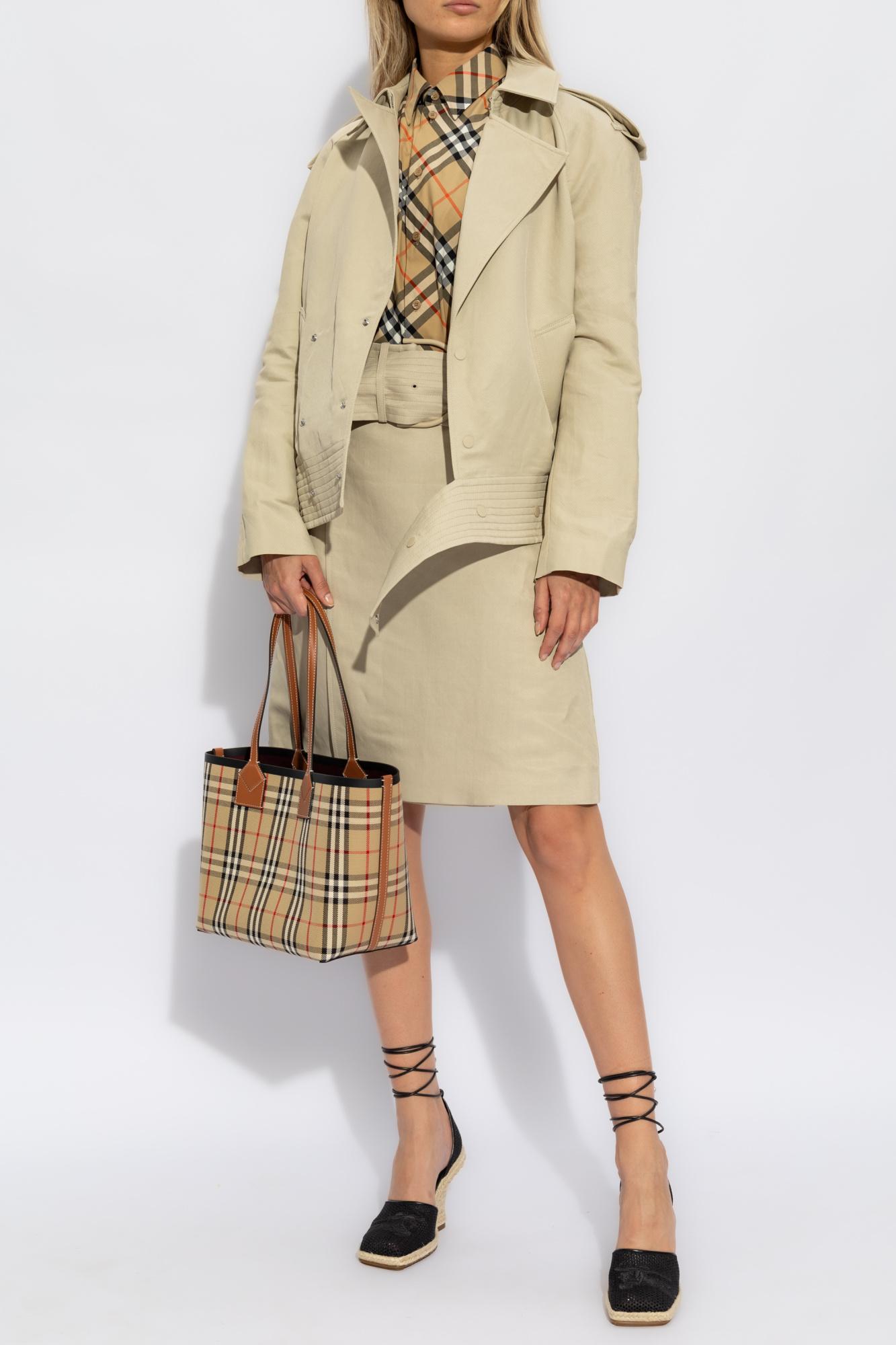 Burberry trench skirt sales