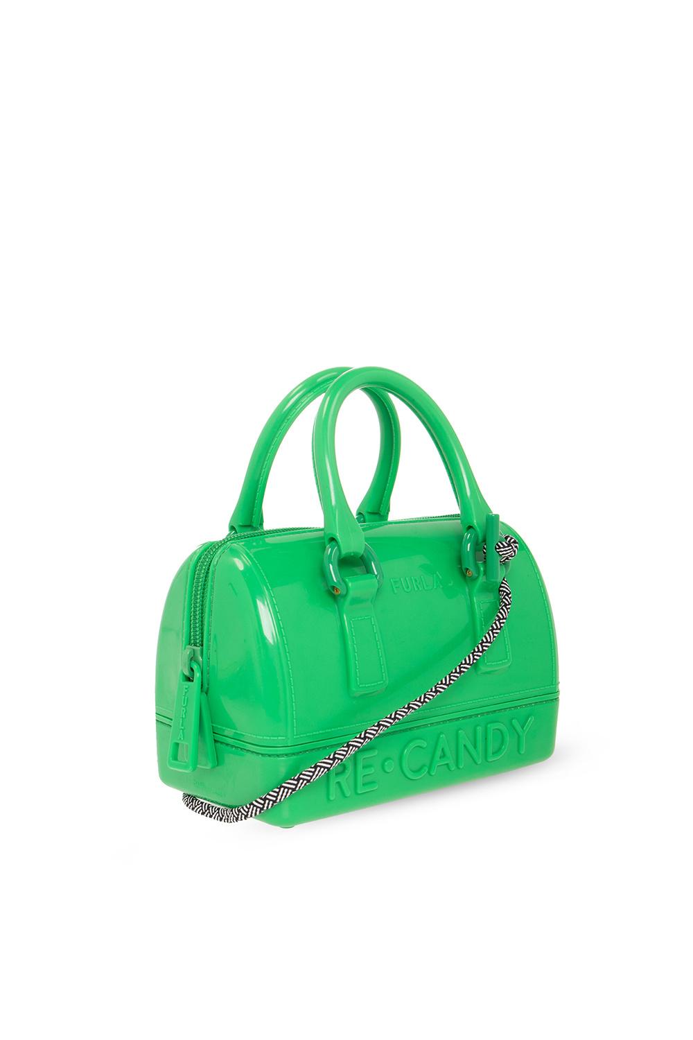 Furla 'candy Boston Mini' Shoulder Bag in Green | Lyst