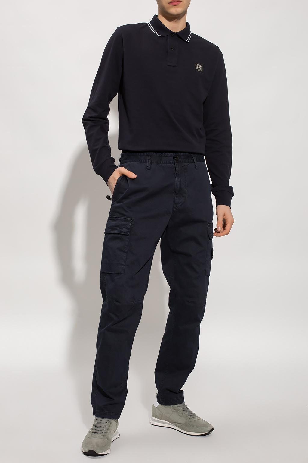 navy blue cargo shirt